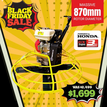 BBT Commercial Walk-Behind Power Trowel 36"  - Genuine Honda GX160 - PT36