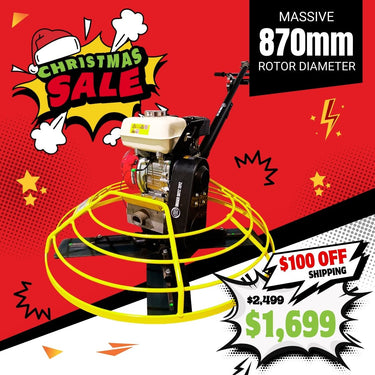 BBT Commercial Walk-Behind Power Trowel 36"  - Genuine Honda GX160 - PT36