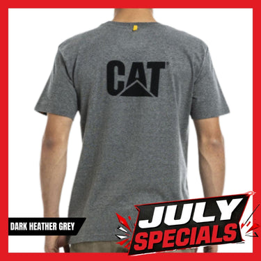 CAT Trademark Tee - Dark Heather Grey