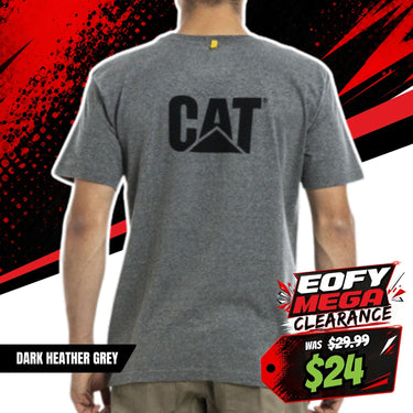 CAT Trademark Tee - Dark Heather Grey