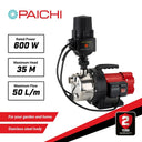 PAICHI pump with specifications on a white background