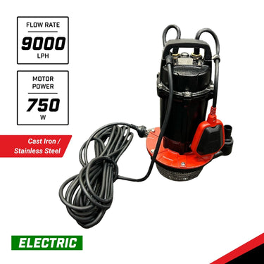 BBT Submersible High Pressure Water Tank Pump - 32.5mts Head- 9,000l/h
