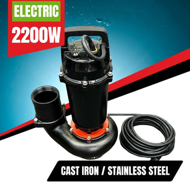 BBT Submersible 4" High Volume Water Tank Pump - 2200w - 75,000l/h