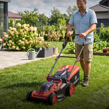 BBT 40V Cordless 17" Lawn Mower - Brushless & Dual 4.0Ah Lithium-ion Makita Compatible