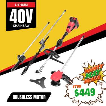 BBT 40V Cordless Multi-tool 4-in-1 - Brushless & Dual 4.0Ah Lithium-ion Makita Compatible