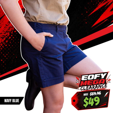 Shorts Original Regular 'Outdoor All-Rounder' (Navy Blue) - Women's Workwear
