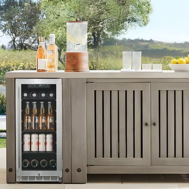 90L Slimline Outdoor Refrigerator – Glass Door - Image 3