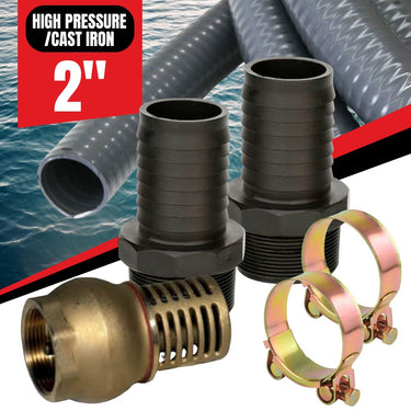 2" Heavy-Duty Suction Line & Flow Control Kit  (High Pressure - Cast Iron)