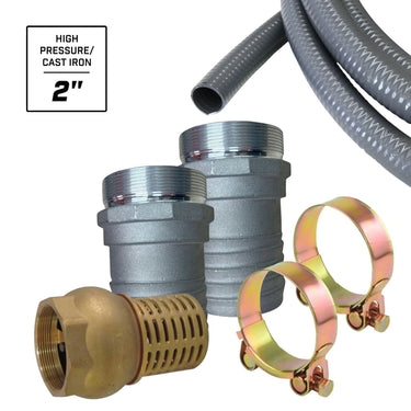 2" Heavy-Duty Suction Line & Flow Control Kit (High Pressure - Cast Iron)