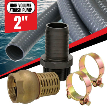 2" Heavy-Duty Suction Line & Flow Control Kit (High Volume/Trash Pump)