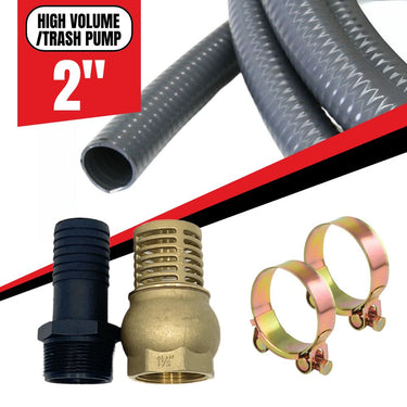Suction Hose Kit - 2" (High Volume/Trash Pump)