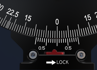 A new precision vernier scale has been added to improve the accuracy of readings, achieving a precision of 0.1 degrees.