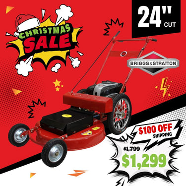 BBT Slasher 24" Self Propelled Lawn Mower - Briggs & Stratton 750 Petrol - 2-Year Warranty