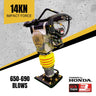 BBT Commercial 72KG Tamping Rammer Compactor - Genuine Honda GXR120 - TPM72