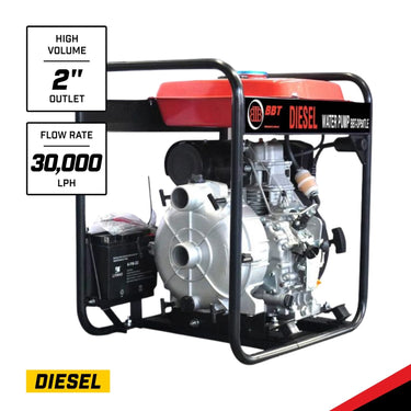 BBT 2" Diesel Trash Pump - 6.5HP Electric Start