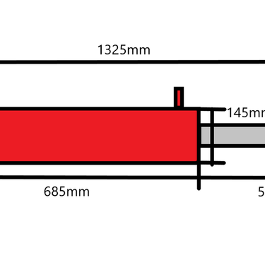 Hydraulic Ram - 40/65T Log splitter