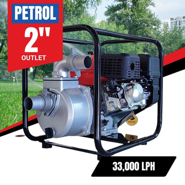 BBT 2" Petrol High Volume Transfer Water Pump - 6.5hp 4-Stroke