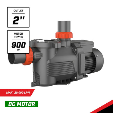 BBT 2" DC Solar Swimming Pool Pump with Controller – 900W | 20,000 L/h | 19 m Head