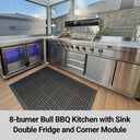 Bull BBQ Stainless Steel set with Double Fridge Cooler Module