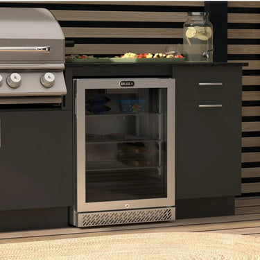 Bull 139L Premium Outdoor-Rated Glass Door Refrigerator