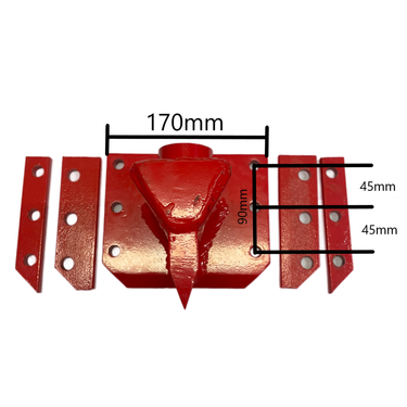12/20 Ton Vertical/Horizontal Hydraulic Log Splitter Wedge