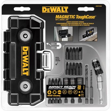 DEWALT IMPACT READY 20 Piece Magnetic TOUGH CASE Screwdriving Set