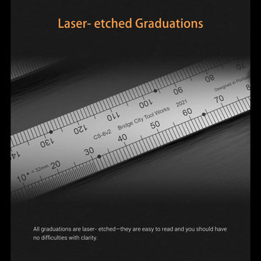 Laser- etched Graduations