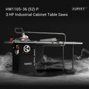 3HP Industrial Cabinet Table Saws