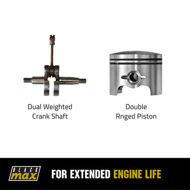 Dual Weighted Crank Shaft/Double Rnged Piston