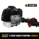 E-start makes starting a breeze