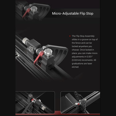 Micro-adjustable Flip Stop