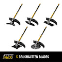 5 Brush Cutter Blades