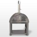 stainless steel wood fire pizza oven with foldable trays