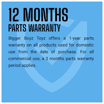 12 months parts warranty | 1 year parts warranty for domestic use